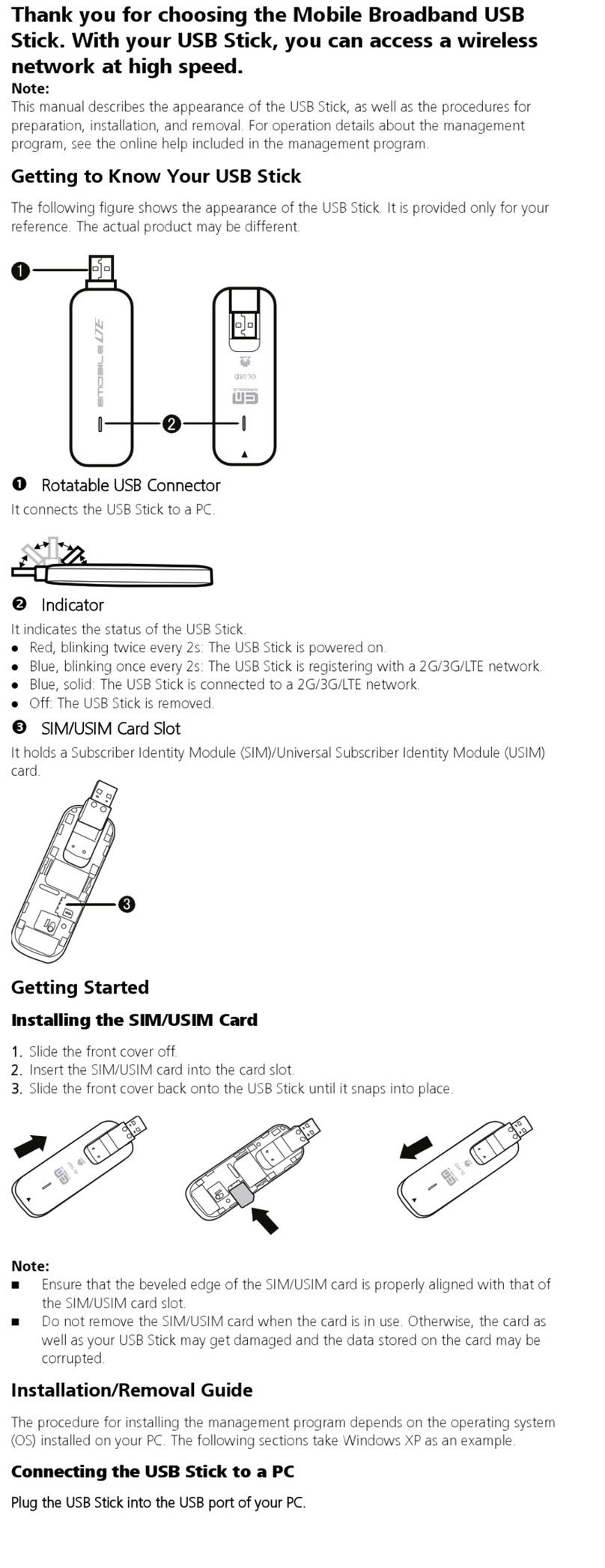 Huawei GL08D User manual