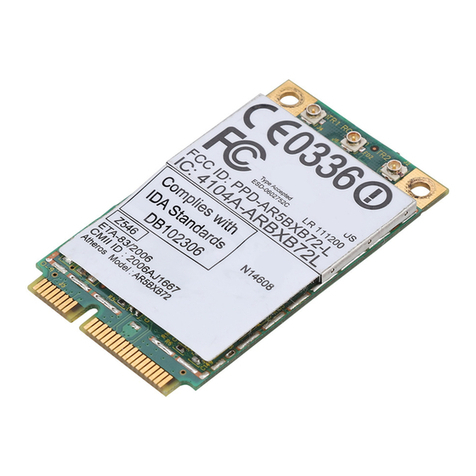 Atheros AR5BXB72 User manual