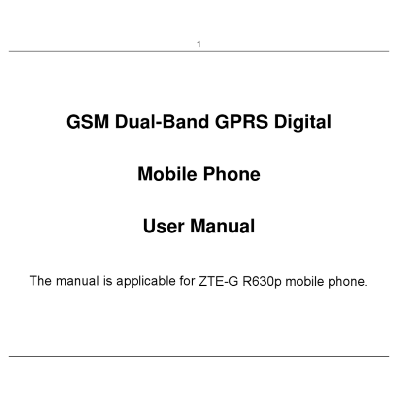 ZTE-G R630P User manual