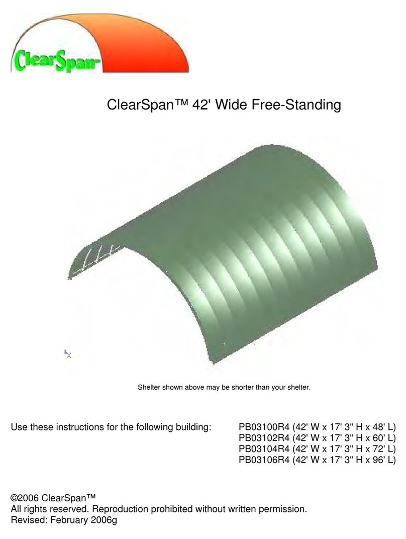 ClearSpan PB03100R4 manual
