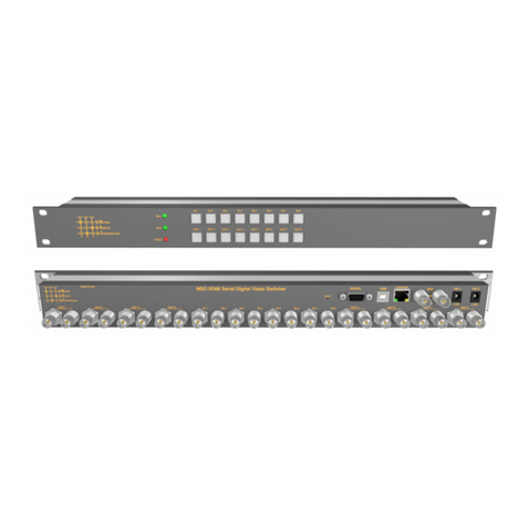 Matrix Switch Corporation MSC-XD88L User manual