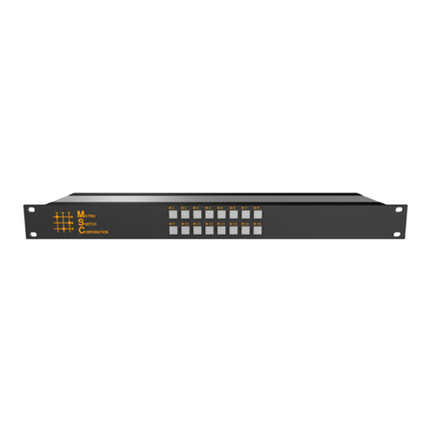 Matrix Switch Corporation MSC-HD161AAL User manual