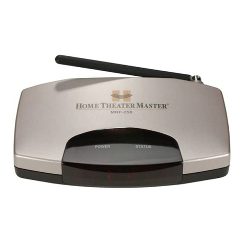 Home Theater Master MRF-250 installation manual