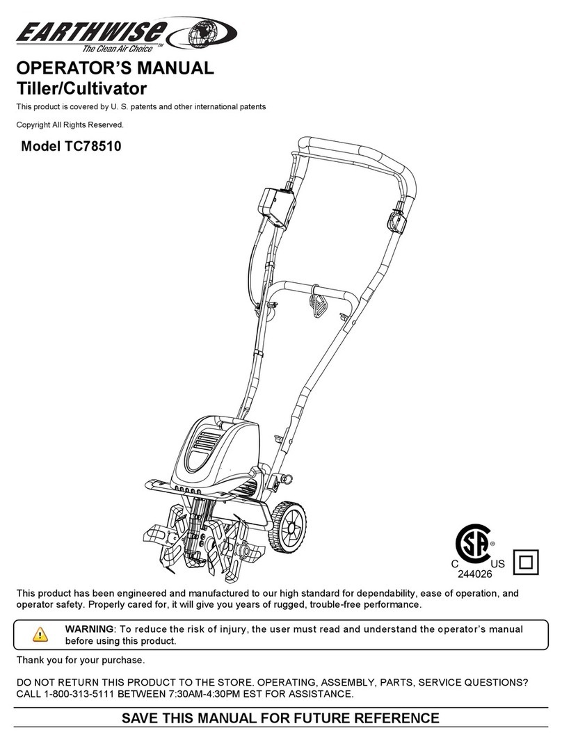 EarthWise TC78510 Operator's manual
