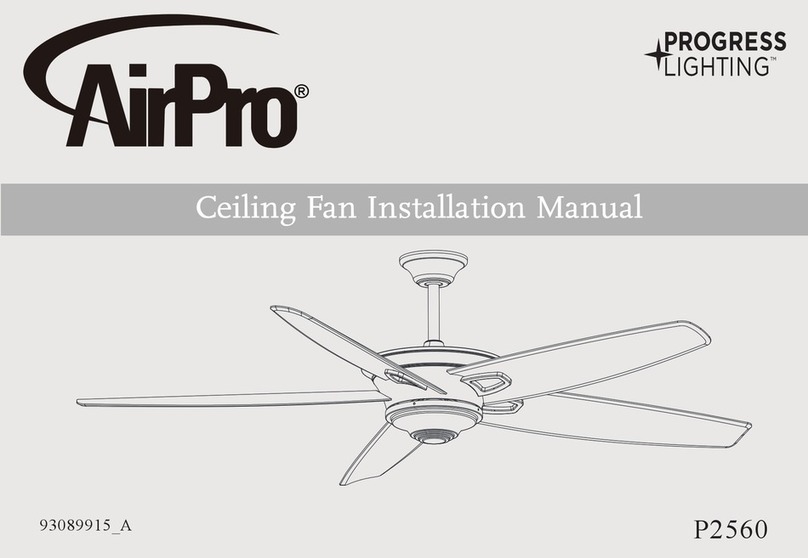 Progress Lighting AirPro P2560 User manual