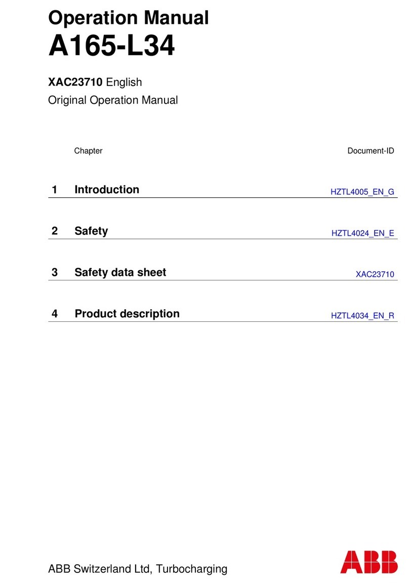 ABB XAC23710 Operation manual