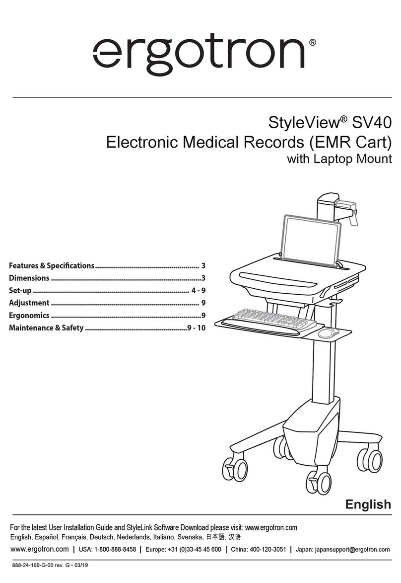 Ergotron StyleView SV40-6100-0 manual