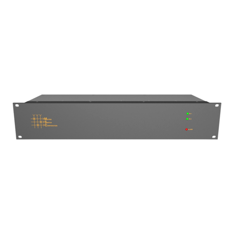 Matrix Switch Corporation MSC-XDM2000S User manual