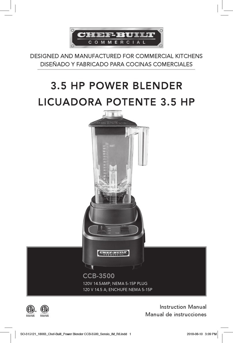 CHEF-BUILT CCB-3500 User manual