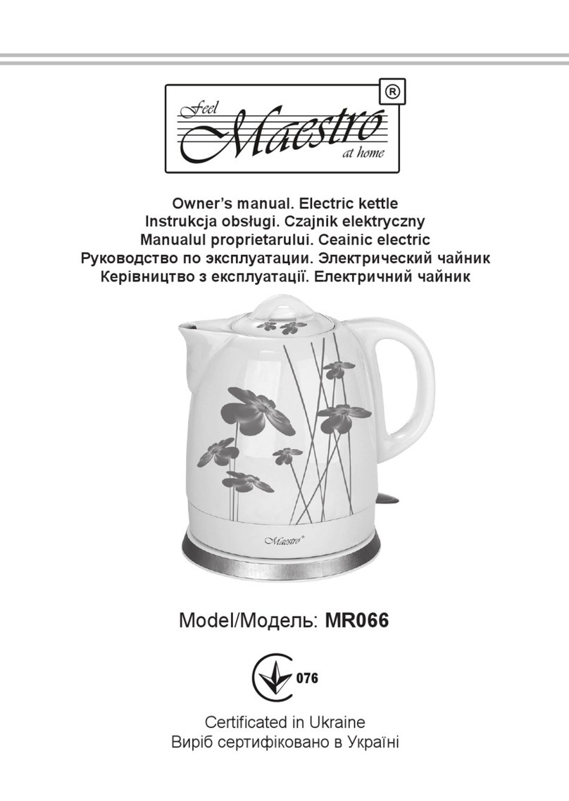 Maestro MR066 User manual