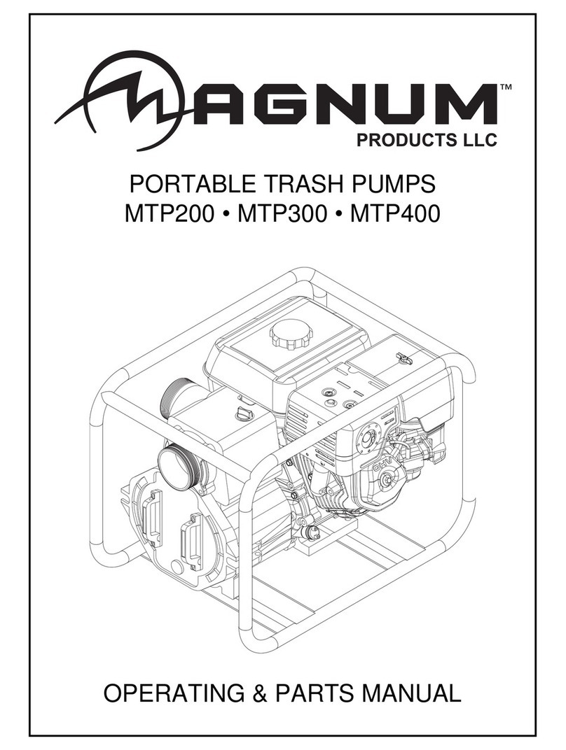 Magnum MTP200 Operating & parts manual