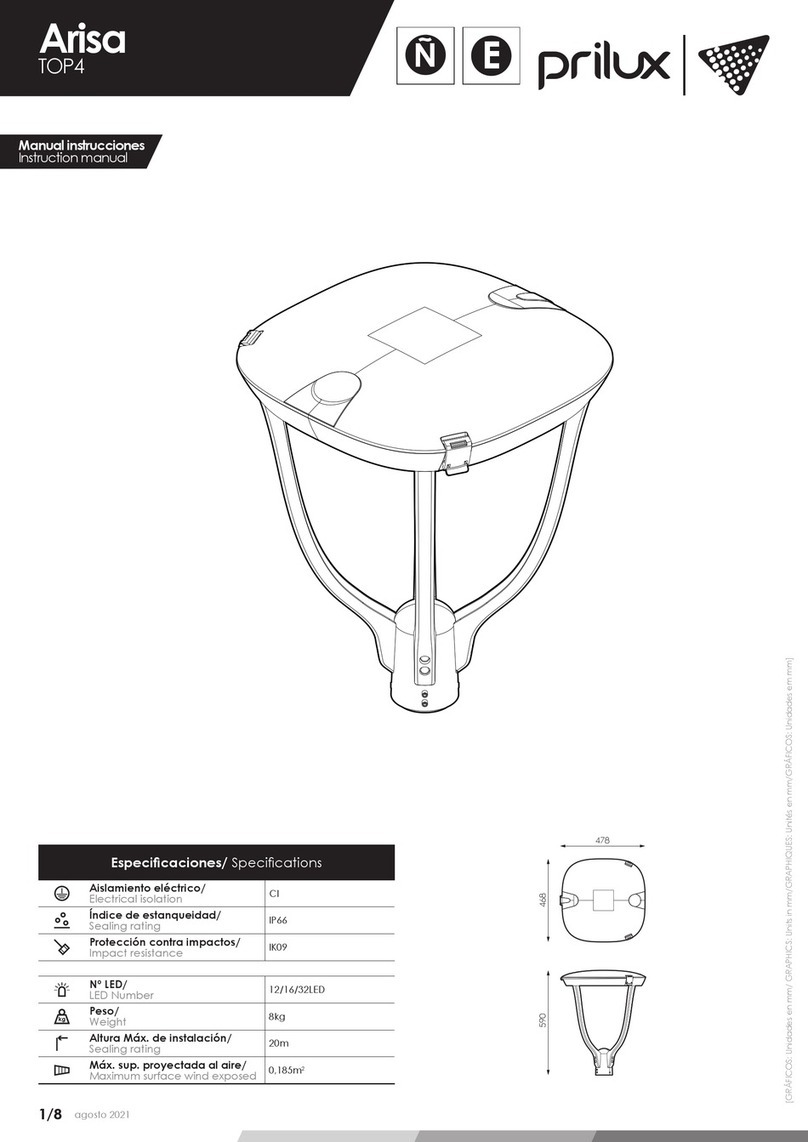 Prilux Arisa TOP4 User manual