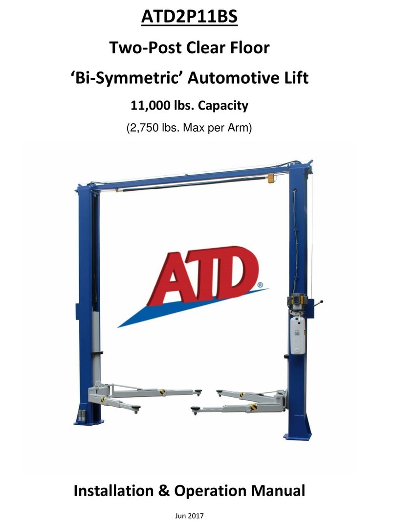ATD Tools ATD2P11BS Installation & operation manual