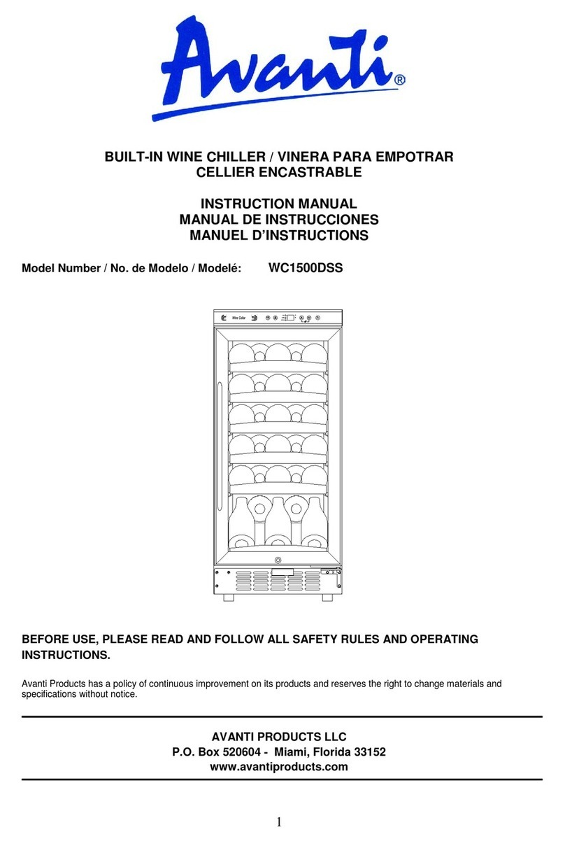 Awanti WC1500DSS User manual