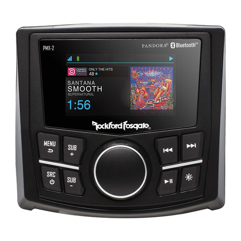 Rockford Fosgate punchPMX-3 Installation & operation