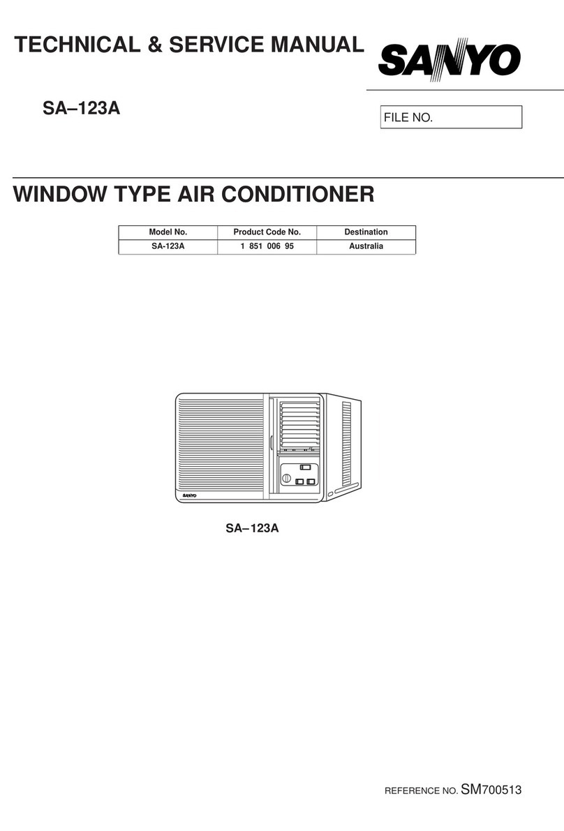 Sanyo SA-123A Operating manual