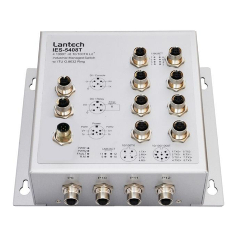 Lantech IES-5408T user manual