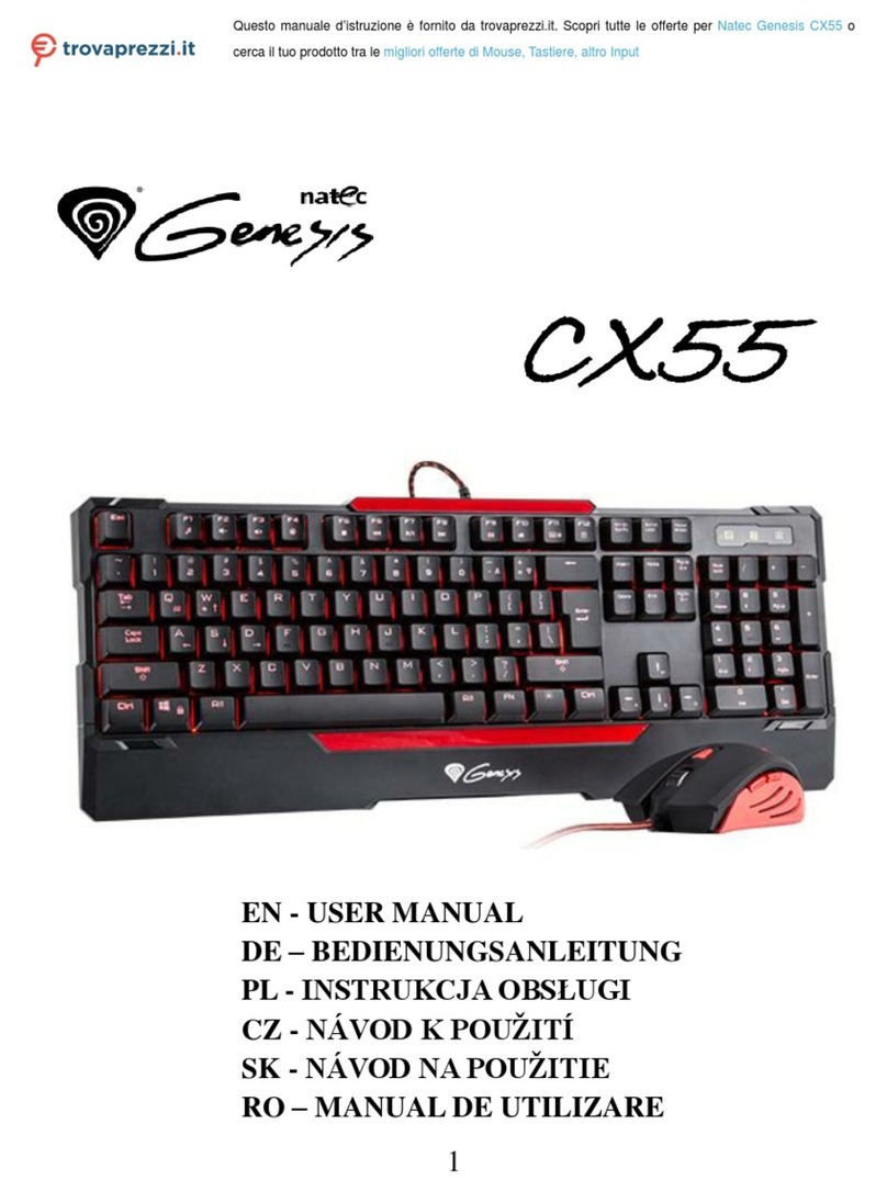 Natec Genesys CX55 User manual