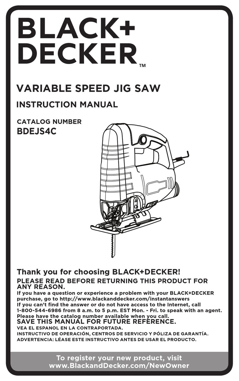Black & Decker BDEJS4C instruction manual