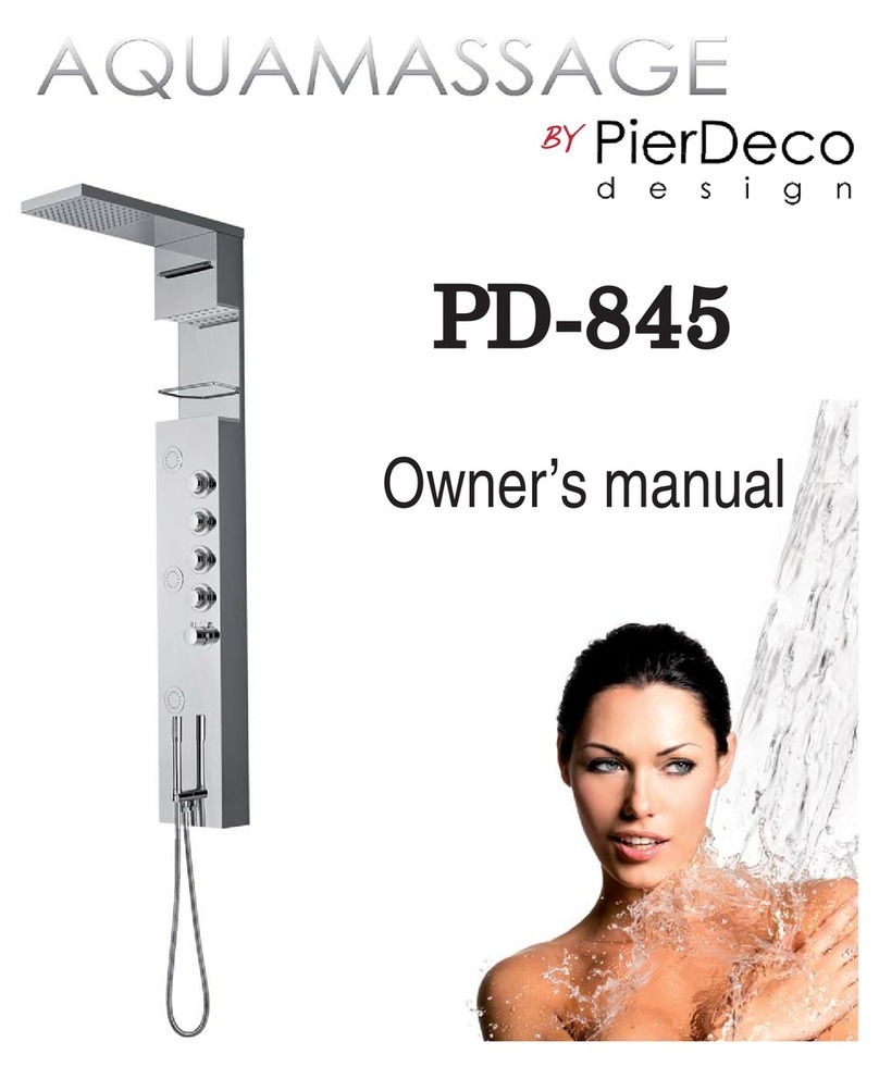 PierDeco AquaMassage PD-845 owner's manual