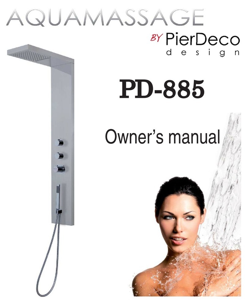 PierDeco AquaMassage PD-885 owner's manual