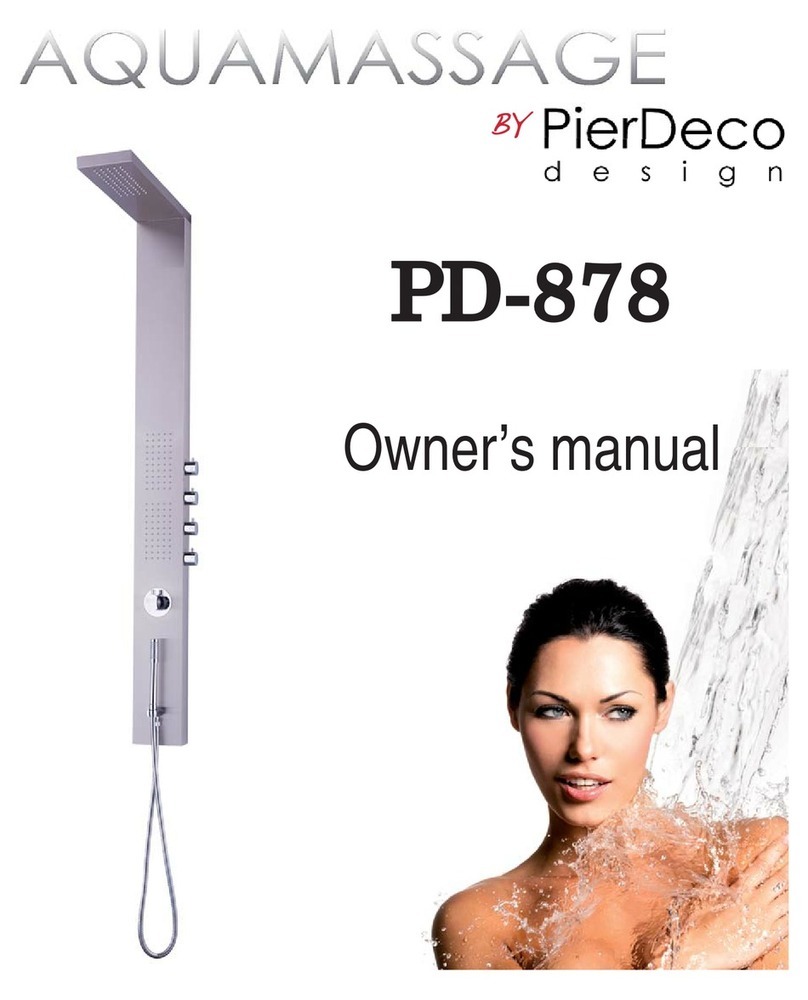 PierDeco AquaMassage PD-878 User manual