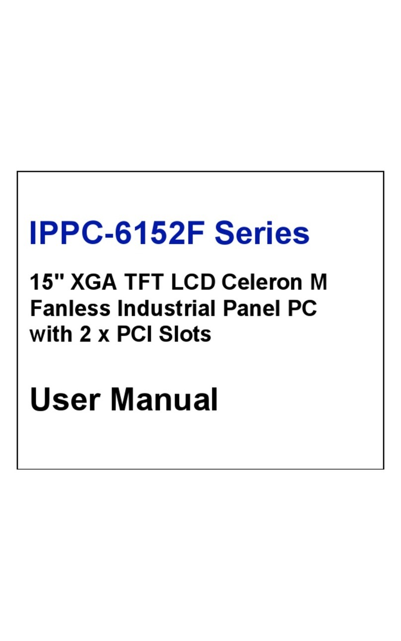 Advantech IPPC-6152F Series User manual