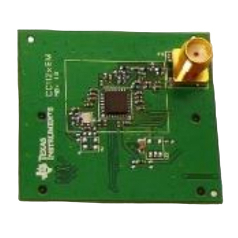 Texas Instruments CC1175EM User manual