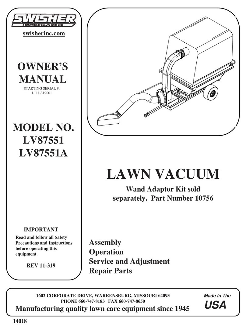 Swisher LV87551A owner's manual