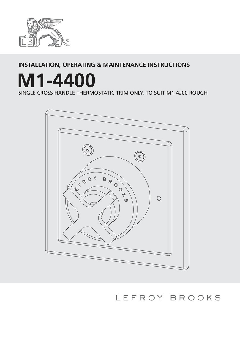Lefroy Brooks M1-4400 Assembly instructions