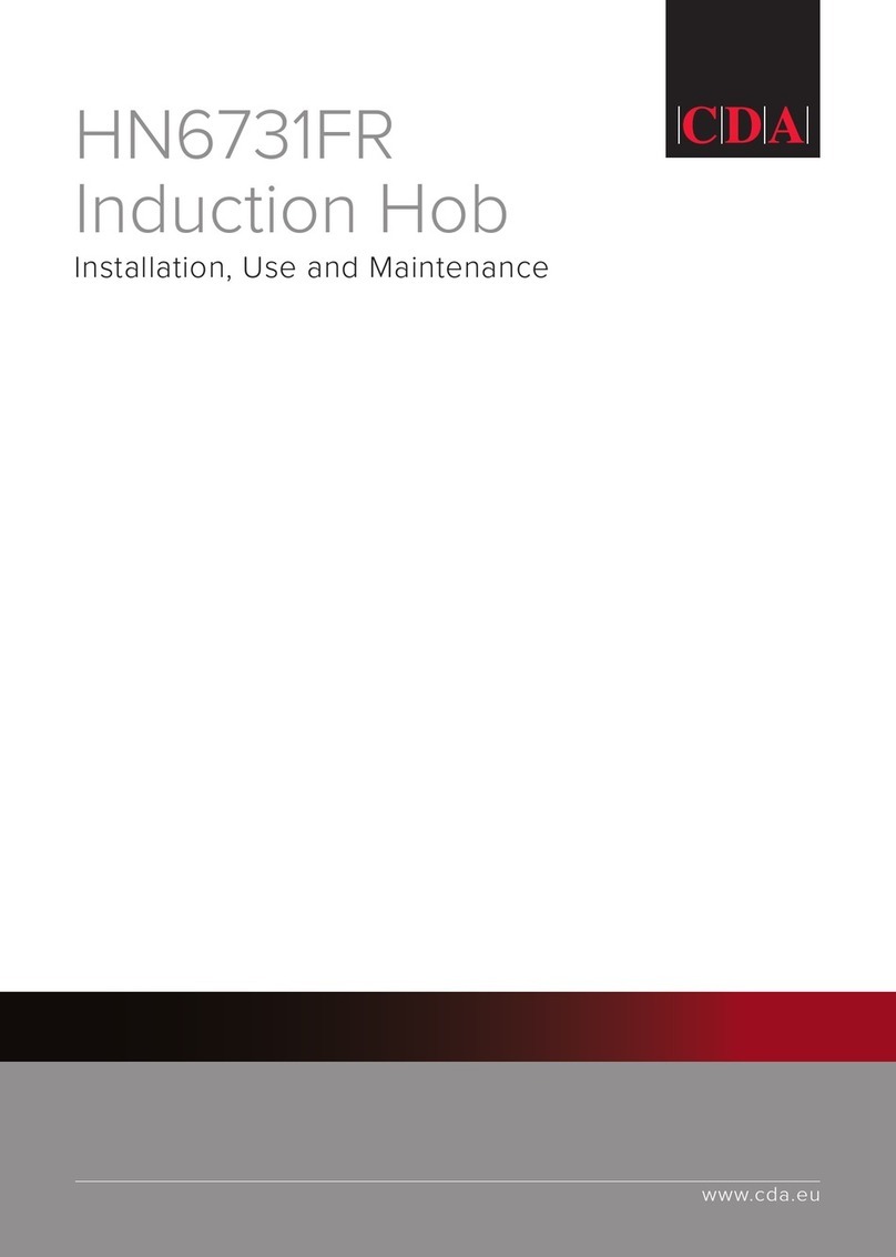 CDA HN6731FR Installation and operating instructions