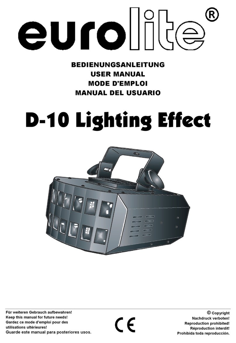 EuroLite D-10 Lighting Effect user manual