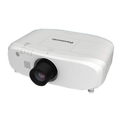 Panasonic PT-EZ770T User manual
