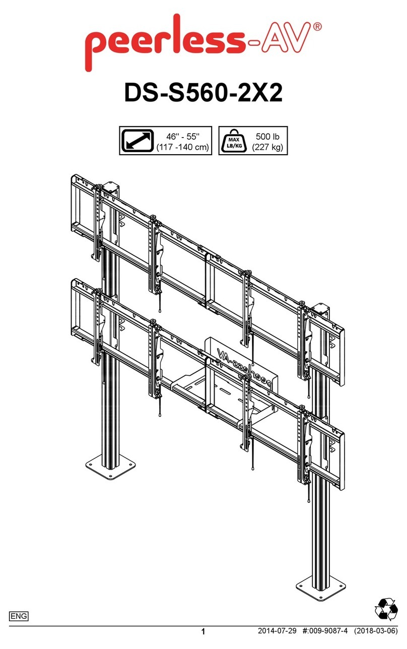 peerless-AV DS-S560-2X2 User manual