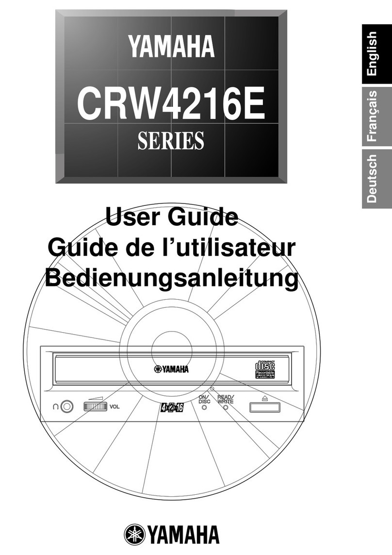 Yamaha CRW4216E Series User manual