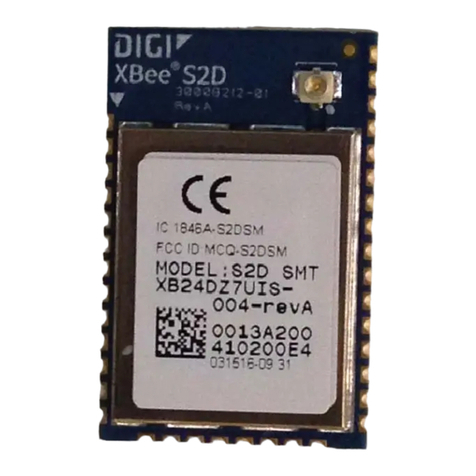Digi XBee ZigBee S2D User manual