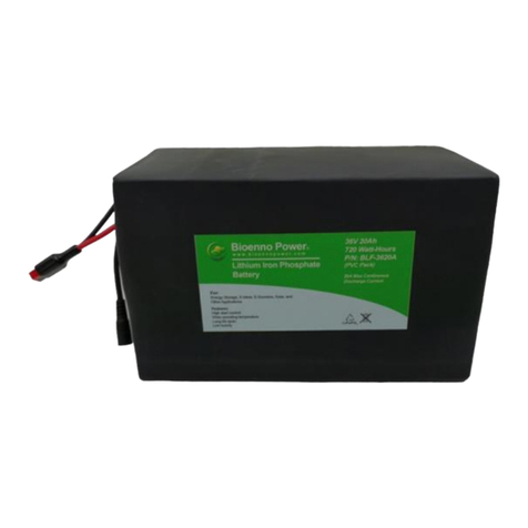 Bioenno Power BLF-3620A User manual