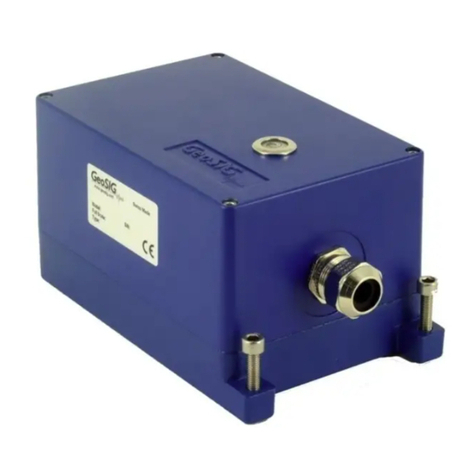 GeoSIG VE-3x Series Installation and operation manual