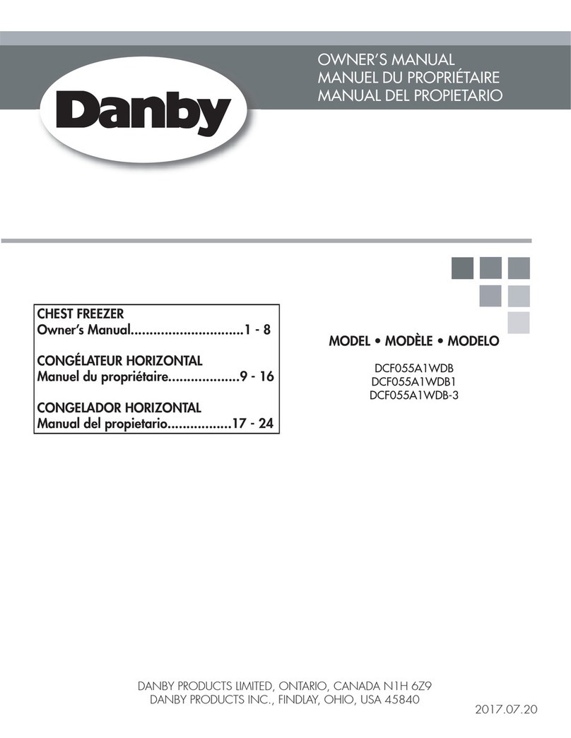 Danby DCF055A1WDB owner's manual
