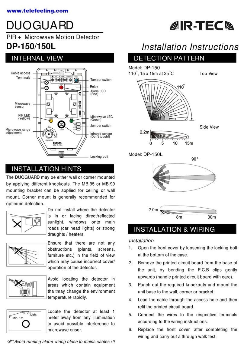 IR-Tec DUOGUARD DP-150 User manual