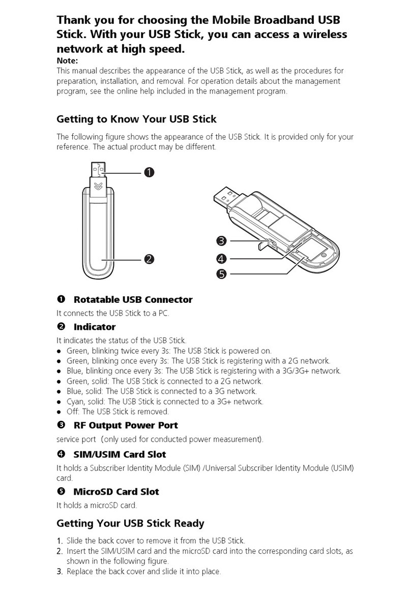 Huawei E1815 User manual