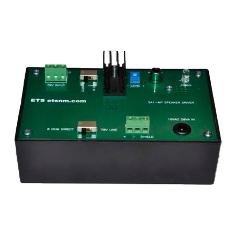ETS SA1-MP instructions