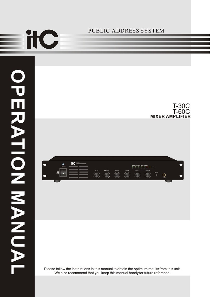 ITC T-30C Operation manual