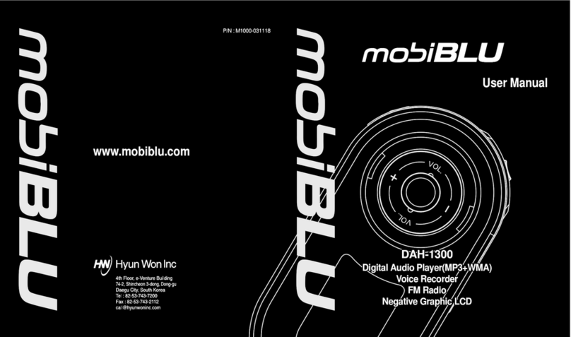 Hyun Won MobiBlu DAH-1300 user manual