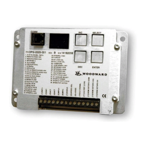 Woodward DPG-2223-00 Series Installation and operation manual