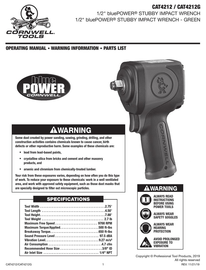 Cornwell Tools CAT4212 operating manual
