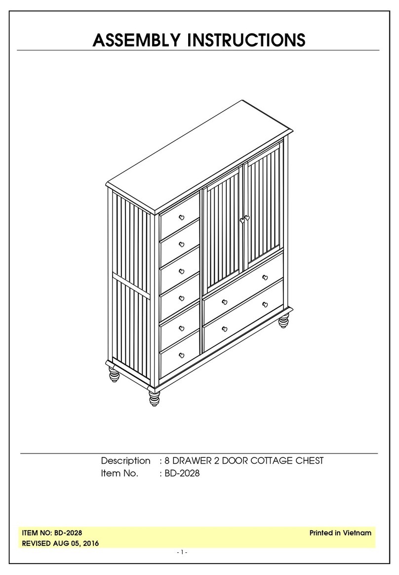 Unfinished Furniture of Wilmington BD-2028 User manual Unfinished Furniture of Wilmington BD-2028 User manual