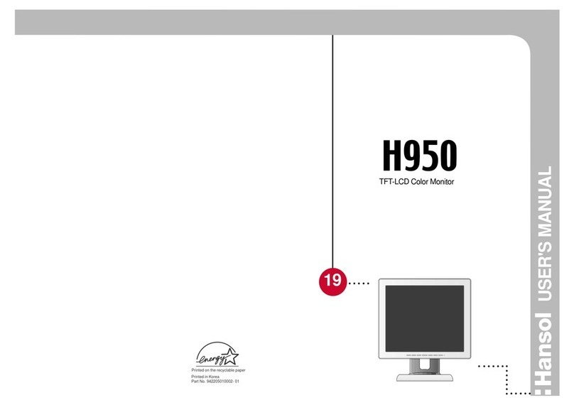 Hansol H950 User manual