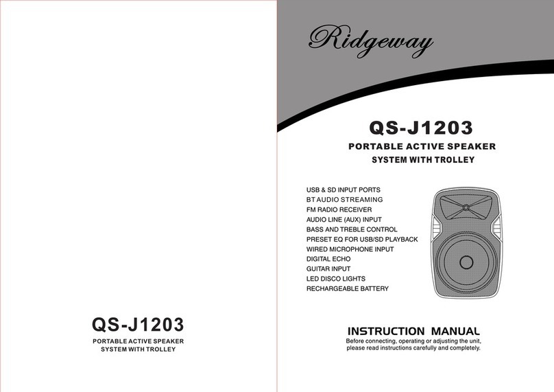 Ridgeway QS-J1203 instruction manual