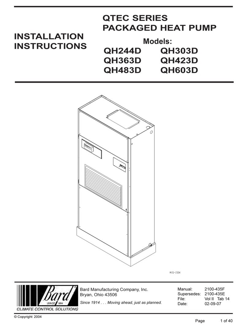 Bard QTEC QH244D User manual